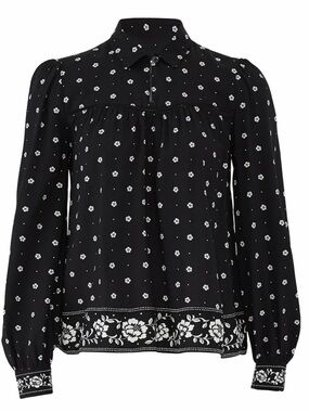 Kate Spade Bandana Neck Tie Top